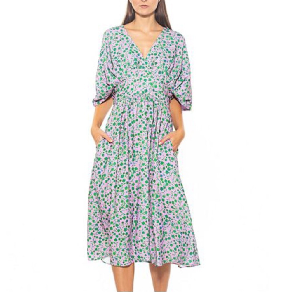 Alexia Admor August draped midi dress